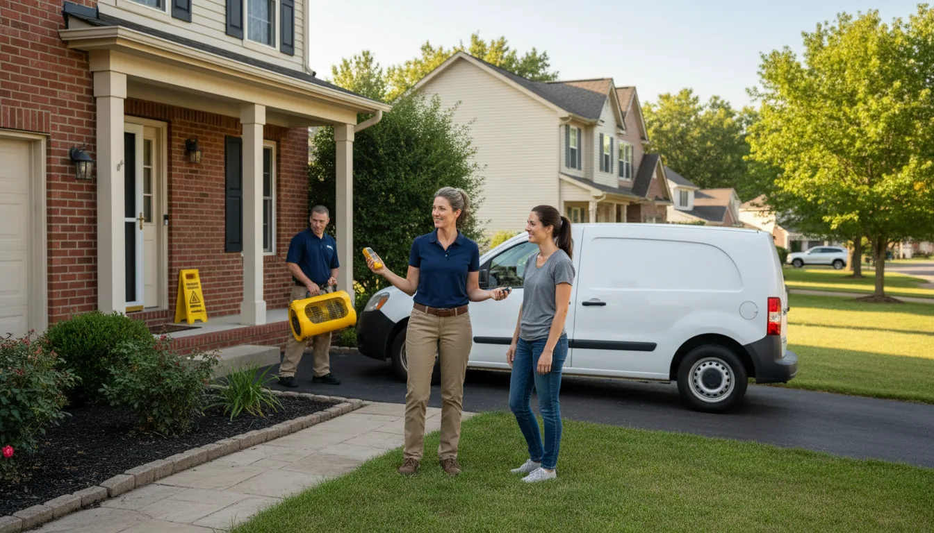 Residential water damage restoration in Heron, MT